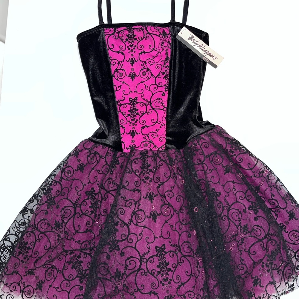 Body Wrappers Pink and Black Dance Costumes